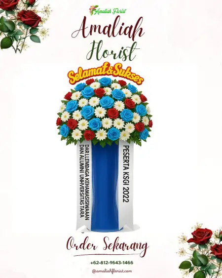 Standing Flowers Gedung Kementerian BUMN Jakarta